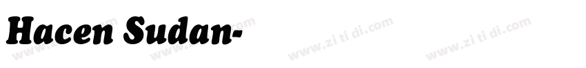 Hacen Sudan字体转换